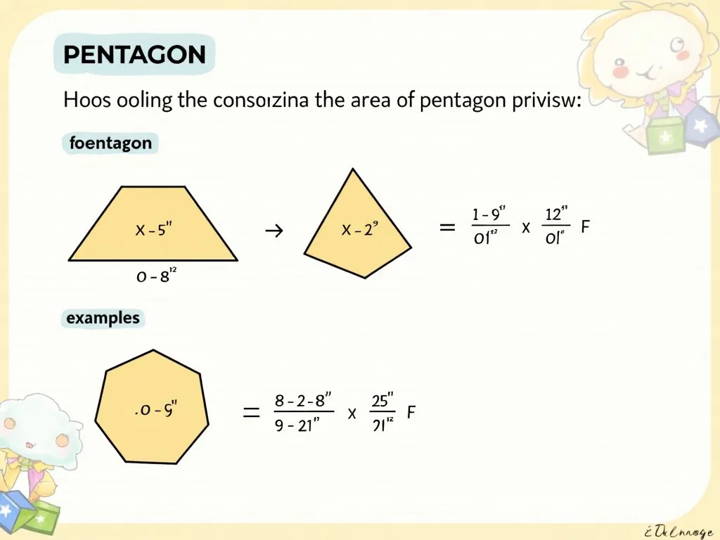 Como Calcular El Area De Un Pentagono