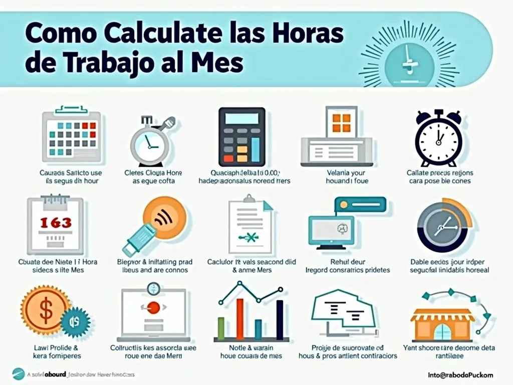 Como Calcular Las Horas De Trabajo Al Mes